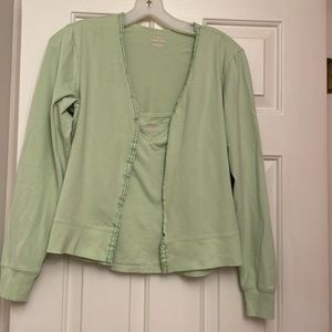 Studio by Valerie Stevens Lounge Wear Cami Top with Cover Up Set